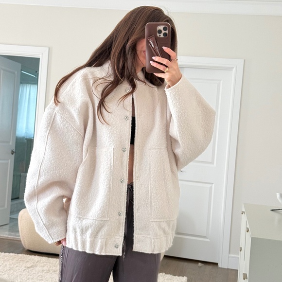 Zara bomber jacket M-L size - Picture 3 of 4